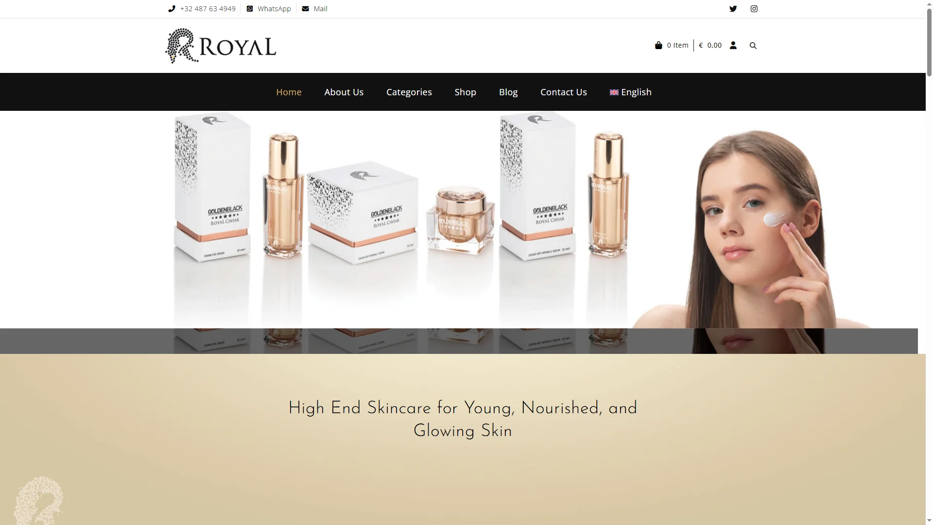 Royal Golden Black
