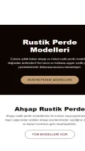 Rustik Perde Mobile