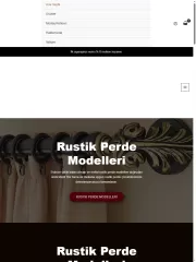 Rustik Perde Tablet