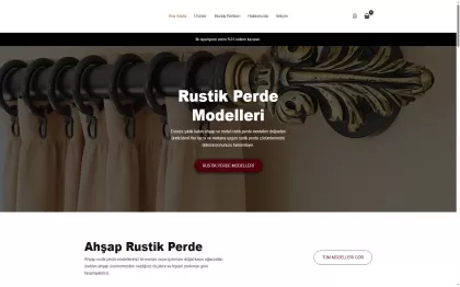 Rustik Perde